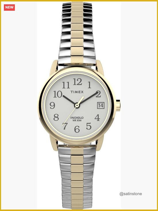 Timex Women\'s 25mm Easy Reader Watch with Stainless Steel Expansion Band main image 5
